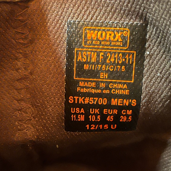 Red Wing Shoes “Worx” - Picture 6 of 12